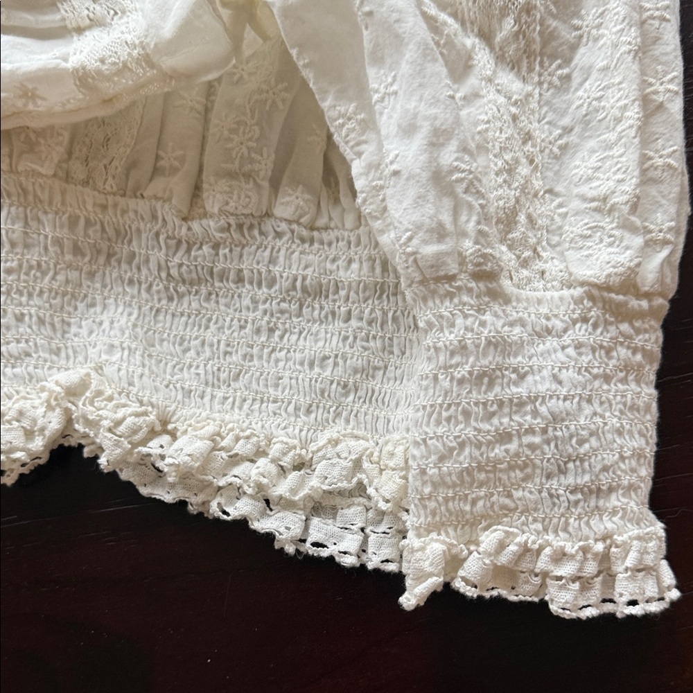 Urban Outfitters Ivory Textured Top - Picture 6 of 9